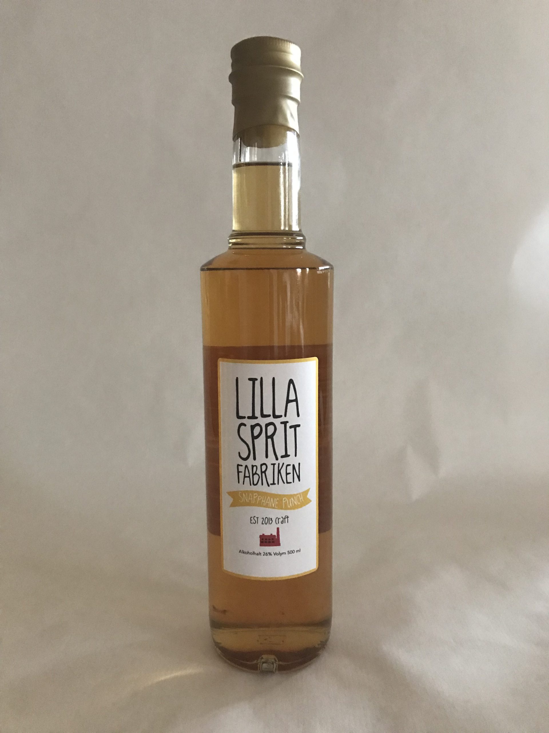 Lilla Spritfabriken Snapphane Punch – Utkast